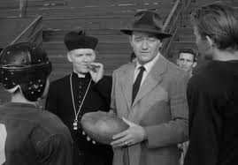 This here is a football, boys