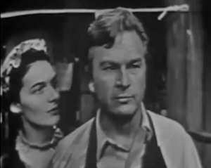Marian Seldes convinces Eddie Albert to stand up for the truth. Image: djfslkdj