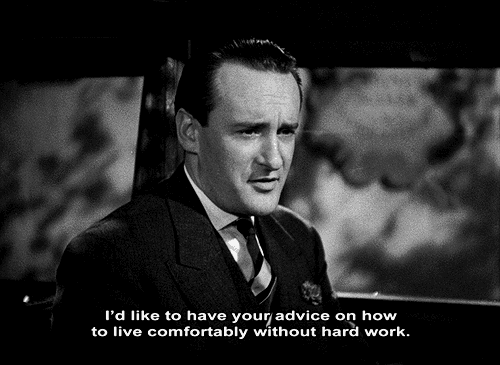 George Sanders' words to live by. Image: tumblr