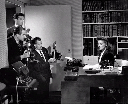 Hepburn meets her adoring public when named Woman of the Year. Image: lksdjf lkasfj 