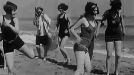 We're groovy beach-partying chicks. Image: laskjd fd