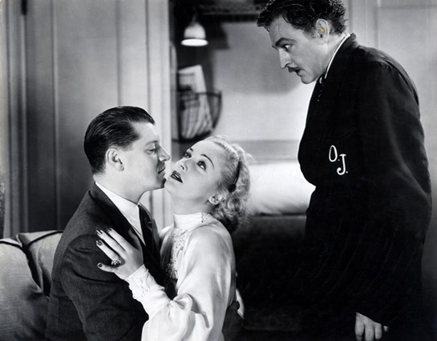 Barrymore is not impressed with Lombard's new boyfriend. Image:alkdj f