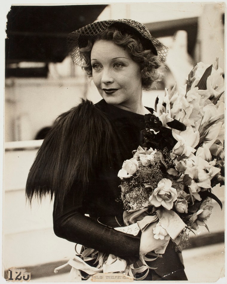 Helen Twelvetrees arrives in Australia (1935). Image: flickr