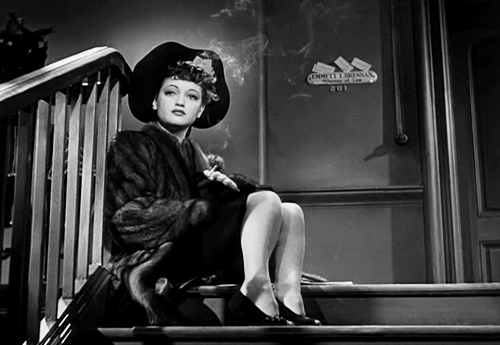 Dorothy Lamour is waiting for the party to start. Image: