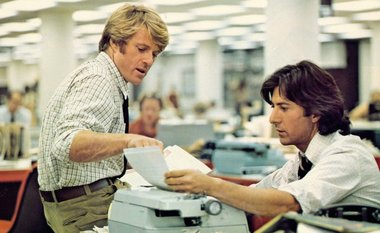 Robert Redford (left)... Image: New York Times