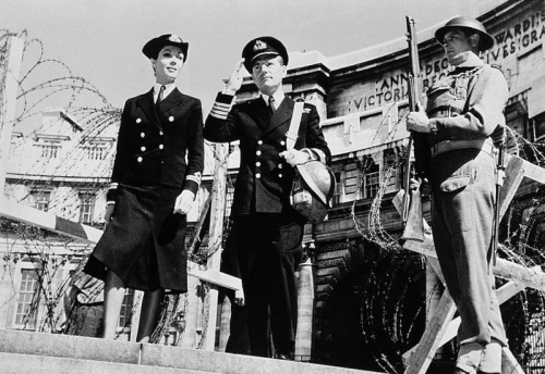 Taking a break from World War II. Image: Costume & Fashion