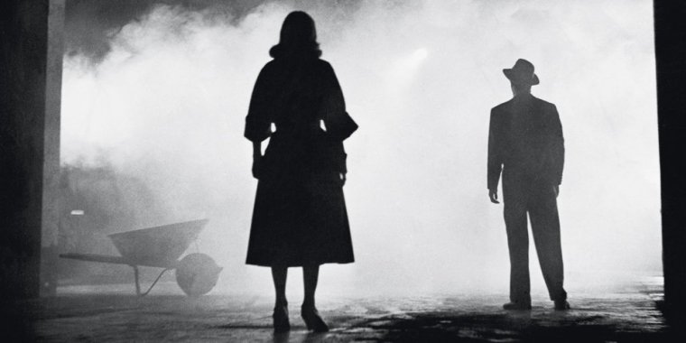 One of the most famous stills from film noir, The Big Combo (1955). Image: Open Culture