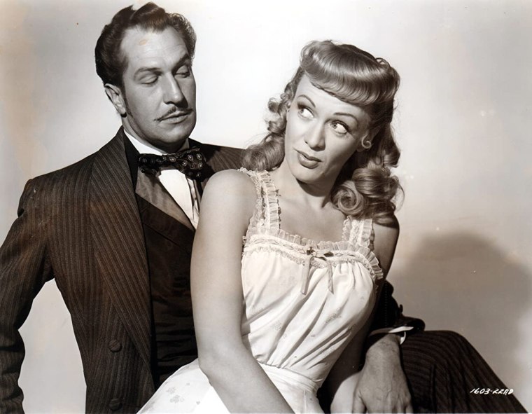 Eve Arden and Vincent Price in Curtain Call at Cactus Creek (1950)